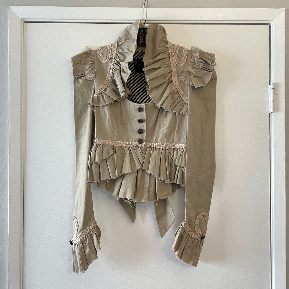 Lip Service Step in Time Crop Jacket XS
